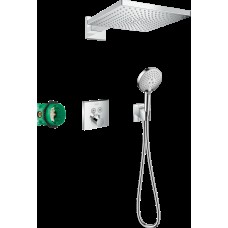 Душовий комплект Raindance E 300 1jet ShowerSelect Square 6в1 (27952000) Chrome