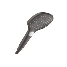 Ручний душ Raindance Select E PowderRain 120 3jet P EcoSmart+ (28729340) Brushed Black Chrome