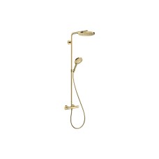Душова система Raindance S 240 EcoSmart PowderRain 2jet з термостатом, Polished Gold Optic (28823990)