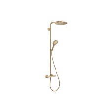 Душова система Raindance S 240 EcoSmart+ PowderRain 1jet з термостатом, Brushed Bronze (28825140)