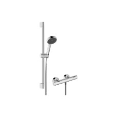 Комплект: душовий набір Activera Select S 0,65 EcoSmart із термостатом Ecostat Fine, Chrome (28876000)