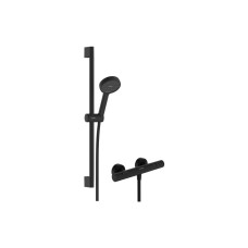 Комплект: душовий набір Activera Select S 0,65 EcoSmart із термостатом Ecostat Fine, Matt Black (28876670)
