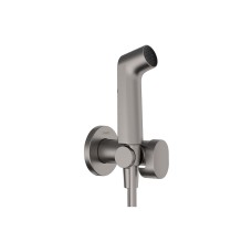 Комплект гігієнічного душу S EcoSmart+ на холодну воду, Brushed Black Chrome (29230340)