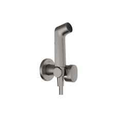 Комплект гігієнічного душу S EcoSmart+ на змішану воду, Brushed Black Chrome (29232340)