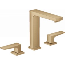 Змішувач Metropol 160 для умивальника на 3 отвори, Brushed Bronze (32515140)