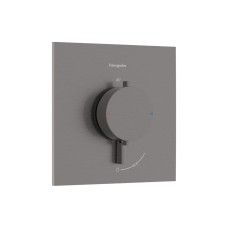 Термостат прихованого монтажу Ecostat Comfort E на 1 функцію, Brushed Black Chrome (33710340)