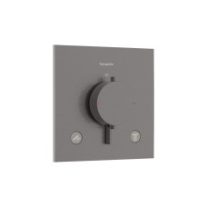 Термостат прихованого монтажу Ecostat Comfort E на 2 функції Brushed Black Chrome (33711340)