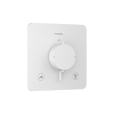 Термостат прихованого монтажу Ecostat Comfort Q на 1 функцію, Matt White (33712700)