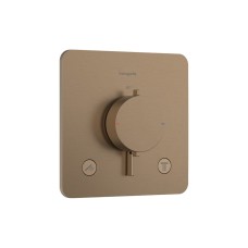 Термостат прихованого монтажу Ecostat Comfort Q на 2 функції, Brushed Bronze (33713140)