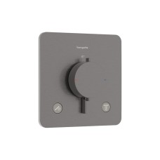 Термостат прихованого монтажу Ecostat Comfort Q на 2 функції, Brushed Black Chrome (33713340)