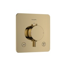 Термостат прихованого монтажу Ecostat Comfort Q на 2 функції, Polished Gold Optic (33713990)