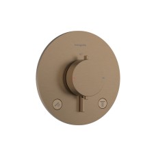 Термостат прихованого монтажу Ecostat Comfort S на 2 функції, Brushed Bronze (33715140)