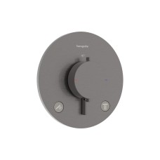 Термостат прихованого монтажу Ecostat Comfort S на 2 функції, Brushed Black Chrome (33715340)