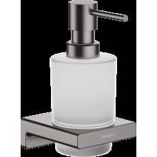 AddStoris Дозатор підвісний для рідкого мила Brushed Black Chrome/скло (41745340)