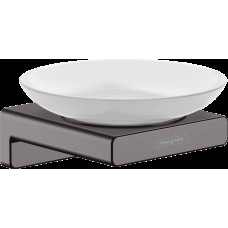 AddStoris Мильниця підвісна Brushed Black Chrome/скло (41746340)