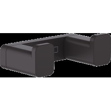 AddStoris Гачок подвійний 3.6 х1.6 x 6.6 см, Matt Black (41755670)