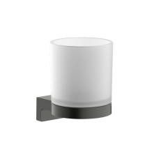 AddStoris S Стакан підвісний, Brushed Black Chrome/скло (41769340)