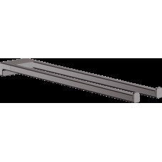 AddStoris Рушникотримач 44.5 см подвійний нерухомий, Brushed Black Chrome (41770340)