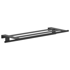 AddStoris S Поличка для рушників із тримачем 66.1x26.2 см, Matt Black (41781670)