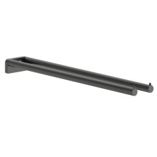 AddStoris S Рушникотримач 44.1 см подвійний нерухомий, Brushed Black Chrome (41787340)