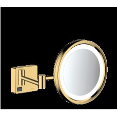 AddStoris Дзеркало для гоління з LED освітленням, Polished Gold Optic (41790990)