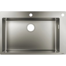 Кухонна мийка S712-F660 на стільницю 760х500 сталева (43308800) Stainless Steel
