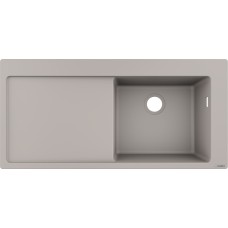 Кухонна мийка S514-F450 1050х415 полиця з ліва Concretegrey (43314380)