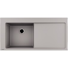 Кухонна мийка S5110-F450 1050х510 полиця праворуч Concretegrey (43330380)