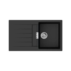 Кухонна мийка S520-F345 860х500 з полицею Graphiteblack (43356170)