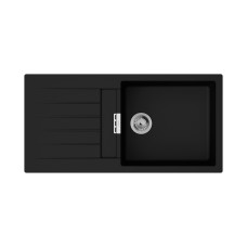 Кухонна мийка S520-F480 1000х500 з полицею Graphiteblack (43358170)