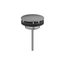 Зливний вентиль для умивальників без переливу, Brushed Black Chrome (50001340)