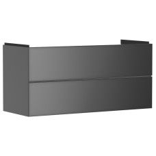 Тумба під умивальник Xevolos E 1180/475 з 2-ма шухлядами, Slate Matt Grey/Front Metallic Slate Grey (54186770)