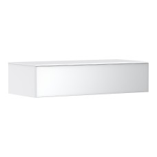 Тумба Xevolos E 1180/550 з 1 шухлядою та стільницею Matt White/Front Metallic White (54325320)