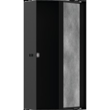 XtraStoris Rock Настінна ніша з дверцятами 30х15х10см Matt Black (56082670)