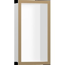XtraStoris Individual MW Настінна ніша з рамкою 30х15х10см Brushed Bronze (56096140)