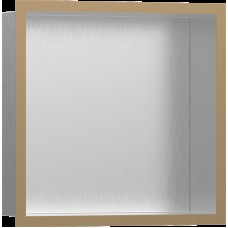 XtraStoris Individual BSS Настінна ніша з рамкою 30х30х10см Brushed Bronze (56097140)