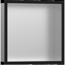 XtraStoris Individual BSS Настінна ніша з рамкою 30х30х10см Matt Black (56097670)
