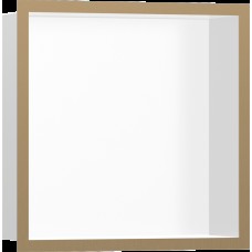 XtraStoris Individual MW Настінна ніша з рамкою 30х30х10см Brushed Bronze (56099140)