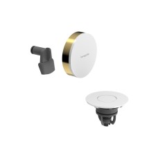 Зовнішня частина Exafill II до сифона на ванну з наповненням Polished Gold Optiс/White Gloss 58119990