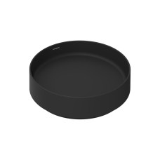 Умивальник Xuniva Evo S накладний без переливу d400 мм, Matt Black (60323670)