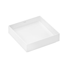 Умивальник Xuniva Evo E накладний без переливу 400х400 мм, White (60324450)