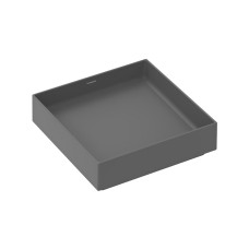 Умивальник Xuniva Evo E накладний без переливу 400х400 мм, Slate Matt Grey (60324760)