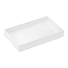 Умивальник Xuniva Evo E накладний без переливу 650х400 мм, White (60326450)