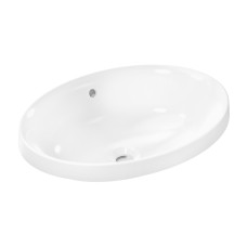 Умивальник Xuniva D SmartClean врізний на стільницю 550х400 мм, White (61058450)