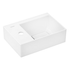 Умивальник Xevolos E 360/250 Left з отвором, без переливу, SmartClean White (61087450)