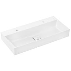 Умивальник Xevolos E 1000/480 з 2-ма отворами, без переливу, SmartClean White (61110450)