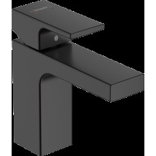 Змішувач Vernis Shape 100 для умивальника з донним клапаном pop-up Matt Black (71561670)