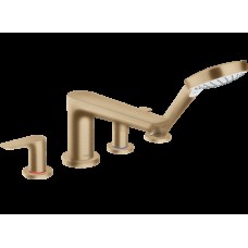 Змішувач Talis E врізний на край ванни на 4 отвори, Brushed Bronze (71748140)