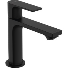 Змішувач Rebris E 110 для умивальника з донним клапаном pop-up, Matt Black (72557670)