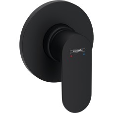 Змішувач Rebris S прихованого монтажу для душу d110, Matt Black (72649670)
